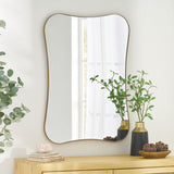 Contemporary Rounded Rectangular Wall Mirror - NH894313