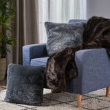 Faux Fur Pillows and Throw Blanket Combo (Set of 3) - NH821303