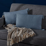 Fabric Tassel Rectangular Throw Pillow - NH577203