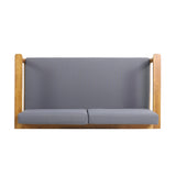 Outdoor Acacia Wood Loveseat - NH775313