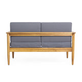 Outdoor Acacia Wood Loveseat - NH775313