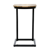 Handcrafted Boho C-Shaped End Table - NH206313