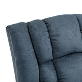 Contemporary Pillow Tufted Massage Recliner - NH481413