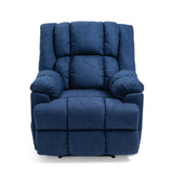 Contemporary Pillow Tufted Massage Recliner - NH481413