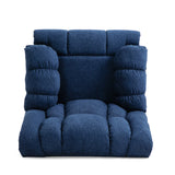 Contemporary Pillow Tufted Massage Recliner - NH481413