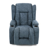 Contemporary Pillow Tufted Massage Recliner - NH091413