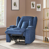 Contemporary Pillow Tufted Massage Recliner - NH091413