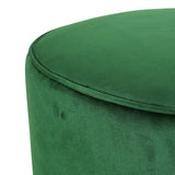 Modern Glam Velvet Swivel Ottoman - NH238413