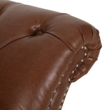 Contemporary Button Tufted Chaise Lounge - NH043413