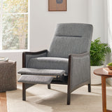 Contemporary Upholstered Pushback Recliner - NH518413