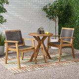 Outdoor Acacia Wood Bistro Set - NH396313