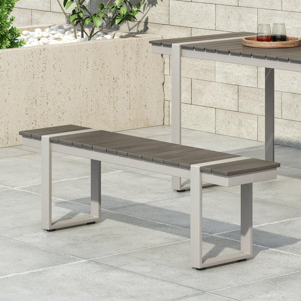 Outdoor Aluminum Dining Bench - NH617313