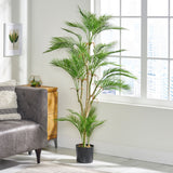 Artificial Tabletop Palm Tree, Green - NH882413