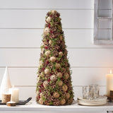 Pre-Decorated Pine Cone Unlit Artificial Tabletop Christmas Tree - NH756313