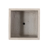 Outdoor Modern Cast Stone Square Planter - NH913313