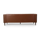 Contemporary Tufted Deep Seated Sofa with Accent Pillows - NH253313