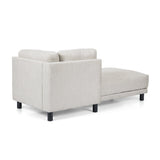 Contemporary Fabric Upholstered Chaise Lounge - NH817413