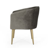 Modern Glam Tufted Velvet Dining Chair - NH884413