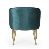 Modern Glam Tufted Velvet Dining Chair - NH884413