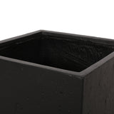 Outdoor Modern Cast Stone Square Planter - NH913313