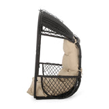 Outdoor/Indoor Wicker Hanging Chair with 8 Foot Chain (NO STAND) - NH553313