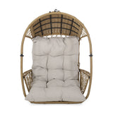 Outdoor/Indoor Wicker Hanging Chair with 8 Foot Chain (NO STAND) - NH553313