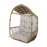 Outdoor/Indoor Wicker Hanging Chair with 8 Foot Chain (NO STAND) - NH553313