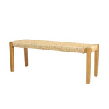 Indoor Modern Industrial Acacia Wood Bench - NH314313