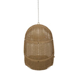 Outdoor/Indoor Wicker Hanging Chair with 8 Foot Chain (NO STAND) - NH700413