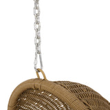 Outdoor/Indoor Wicker Hanging Chair with 8 Foot Chain (NO STAND) - NH700413