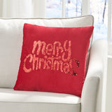 Glam Velvet Christmas Throw Pillow Cover - NH408313