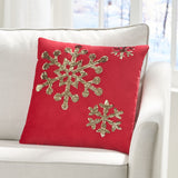 Glam Velvet Christmas Throw Pillow Cover - NH808313