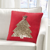 Glam Velvet Christmas Throw Pillow Cover - NH318313