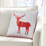 Glam Sequin Christmas Throw Pillow Cover - NH677313