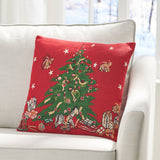 Modern Fabric Christmas Throw Pillow Cover - NH108313