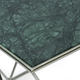 Modern Glam Handcrafted Marble Top Coffee Table - NH037413