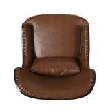 Contemporary Upholstered Accent Chair with Nailhead Trim - NH375513