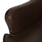 Contemporary Upholstered Accent Chair with Nailhead Trim - NH375513