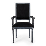 French Country Wood Upholstered Dining Chair - NH511513