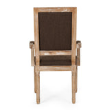 French Country Wood Upholstered Dining Chair - NH511513