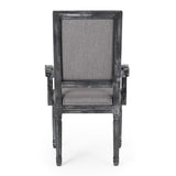 French Country Wood Upholstered Dining Chair - NH511513