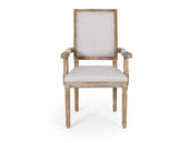 French Country Wood Upholstered Dining Chair - NH511513