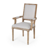 French Country Wood Upholstered Dining Chair - NH511513