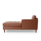 Contemporary Tufted Upholstered Chaise Lounge - NH345413