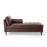 Contemporary Tufted Upholstered Chaise Lounge - NH345413