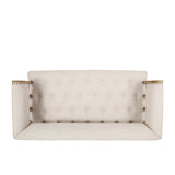 Traditional Upholstered Tufted Loveseat - NH582513