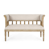 Traditional Upholstered Tufted Loveseat - NH582513