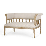 Traditional Upholstered Tufted Loveseat - NH582513