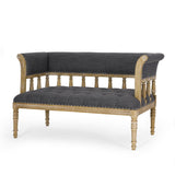 Traditional Upholstered Tufted Loveseat - NH582513