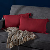 Fabric Tassel Rectangular Throw Pillow - NH577203